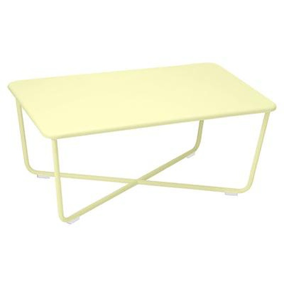 Table basse CROISETTE - A6 citron givré