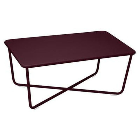 Table basse CROISETTE - B9 cerise noire