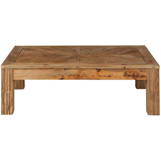 Table basse rectangulaire en pin massif 135 cm