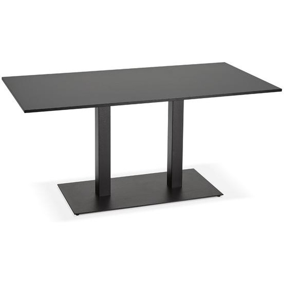 Table / bureau design AUSTIN noir - 160x80 cm
