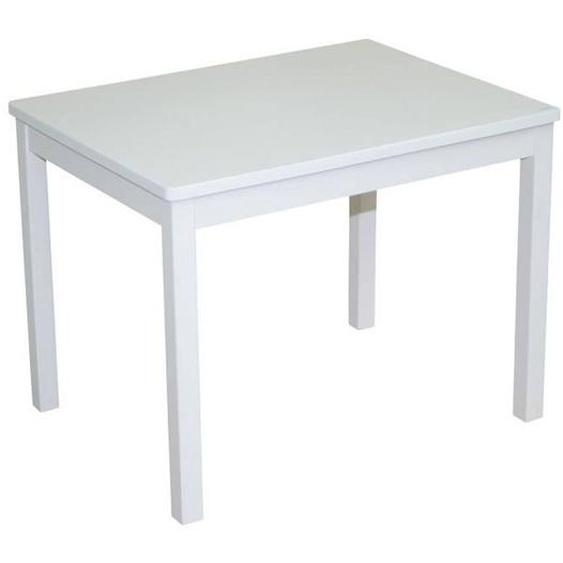 Table Dactivités Pour Enfant En Bois Massif - Roba - 51 X 66 X 50 Cm - Plateau Laqué Blanc Blanc