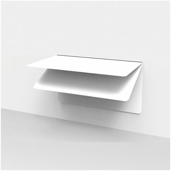 table de bureau pliante PLANA en aluminium coloris blanc