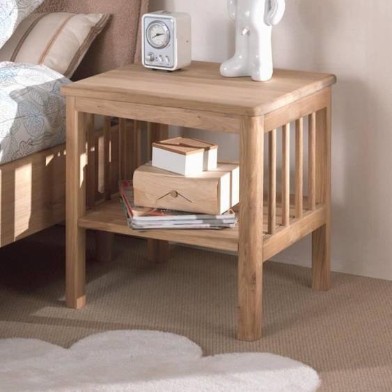 Table De Chevet En Chêne Massif Hauteur 50cm Romane Beige