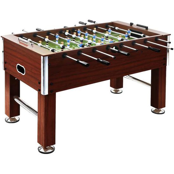 Table de football Acier 60 kg 140 x 74,5 x 87,5 cm Marron