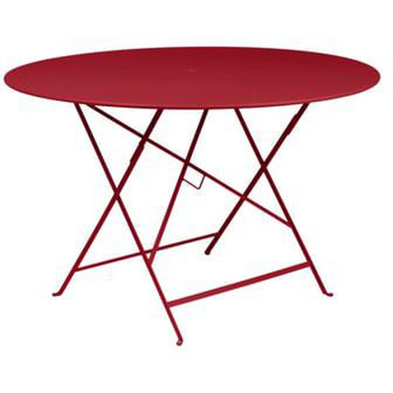 Table de jardin pliable Bistro piment Ø117 cm