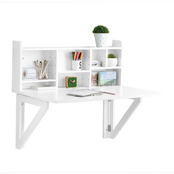 Table Murale Rabattable FWT07-II-W SoBuy - Blanc - 90x78x60cm