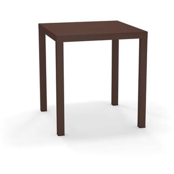 Table Nova - 70 x 70 cm - couleur rouille