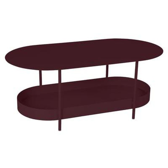 Table ovale SALSA - B9 cerise noire