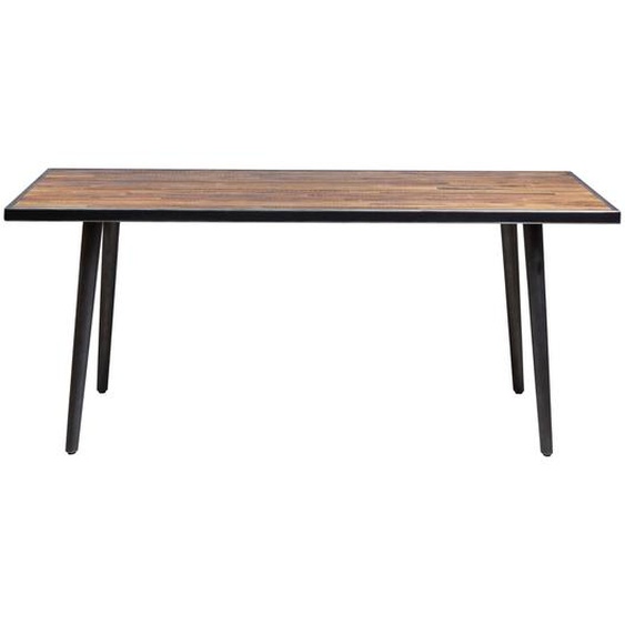 Table rectangulaire 180 x 90 cm bois et métal Cusco