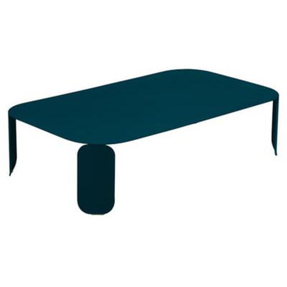 Table rectangulaire Bebop - 21 bleu acapulco - H 29 cm