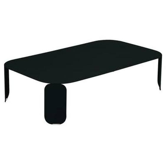 Table rectangulaire Bebop - 42 réglisse - H 29 cm