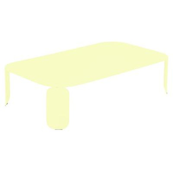 Table rectangulaire Bebop - A6 citron givré - H 29 cm