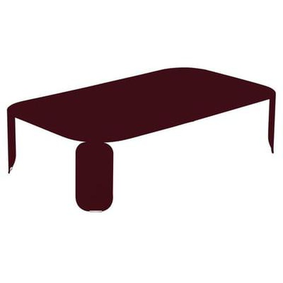 Table rectangulaire Bebop - B9 cerise noire - H 29 cm