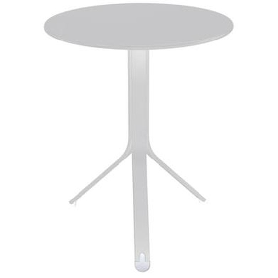 Table ronde RestO - 01 blanc coton