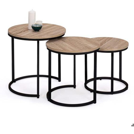 Tables basses Gigognes Lot de 3 Salon Design Moderne