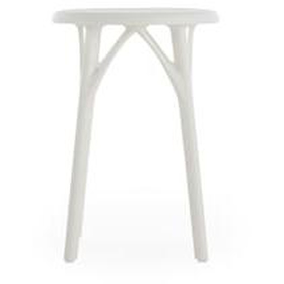 Tabouret de bar A.I. Light - blanc - Hauteur 45 cm