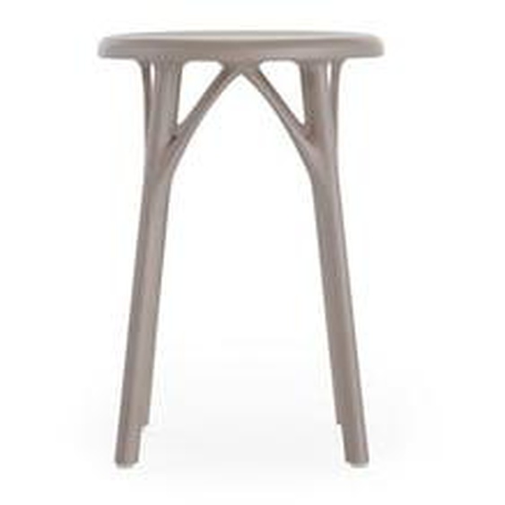 Tabouret de bar A.I. Light - gris - Hauteur 45 cm