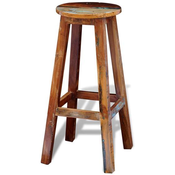 Tabouret de bar Bois de récupération massif