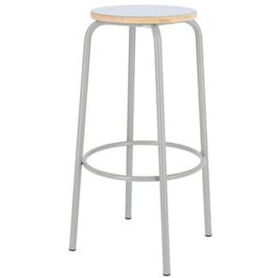 Tabouret de bar PARIS - taupe - 75 cm