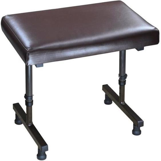 Tabouret repose jambes - AIDAPT - VG818 - Marron - Vintage - Salon