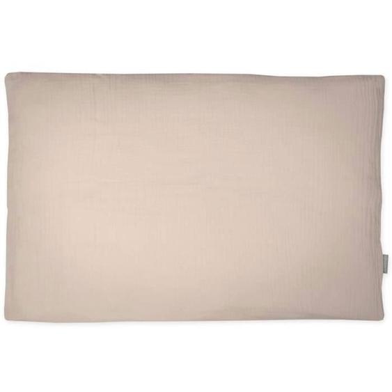 Taie Doreiller Bébé En Gaze De Coton 50 X 70 Cm - Sevira Kids - Uni - Beige Beige