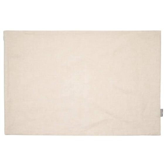 Taie Doreiller Réversible En Lin Lavé 50 X 70 Cm Beige Beige