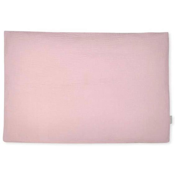 Taie Doreiller - Sevira Kids - Jeanne - Gaze De Coton - 63 X 63 Cm - Rose Rose