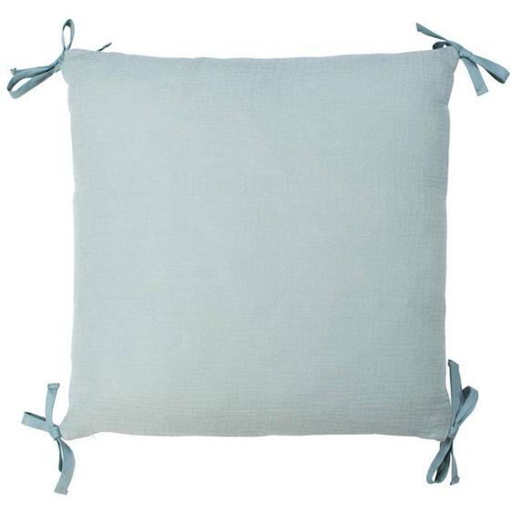 Taies De Coussin Pour Tour De Lit Modulable En Gaze De Coton Jeanne - Vert - Sevira Kids Blanc