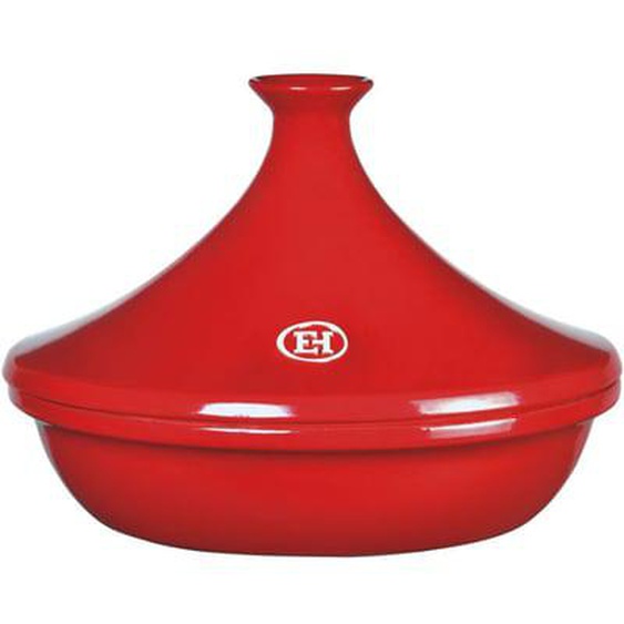 Tajine céramique rouge grand cru H23,5 x Ø32 cm