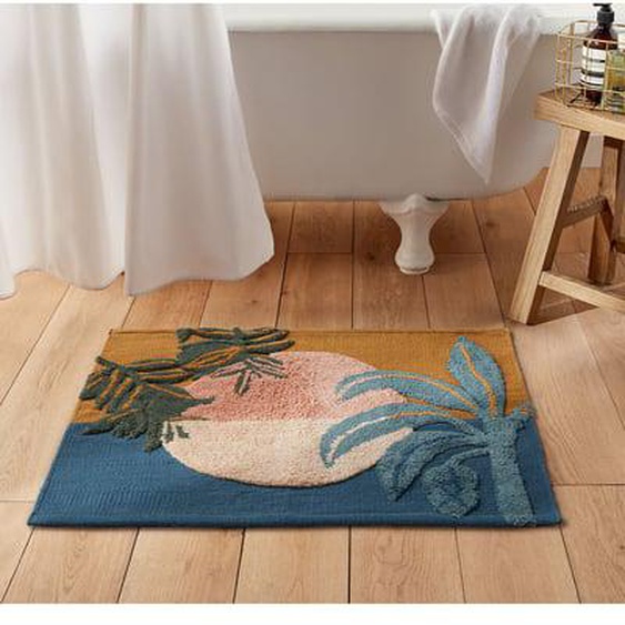 Tapis de bain coton tissé, tufté, Crépuscule