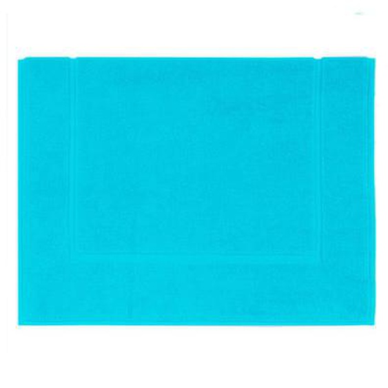 Tapis de bain unie en coton, AQUA