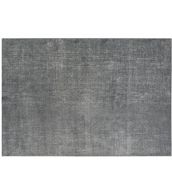 Tapis de sol rectangulaire 230 x 160 cm VULLY polyester recyclé gris