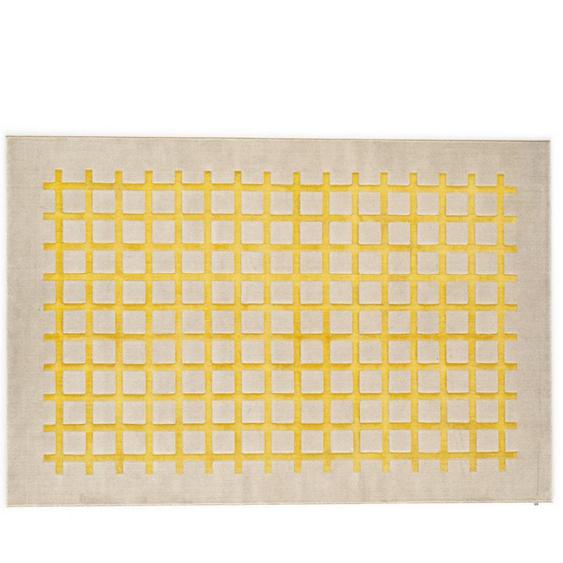 Tapis de sol rectangulaire 300 x 200 cm CEK  fibre synthétique fond beige motif citron