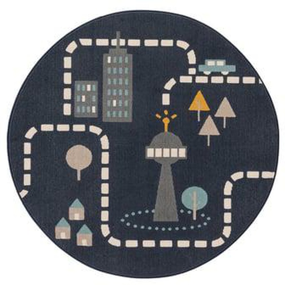 Tapis enfant Juno Bleu