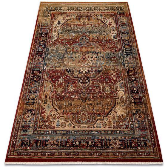 Rugsx - Tapis keshan franges, Ornement oriental 7518/53528 beige / bleu foncé beige 80x145 cm