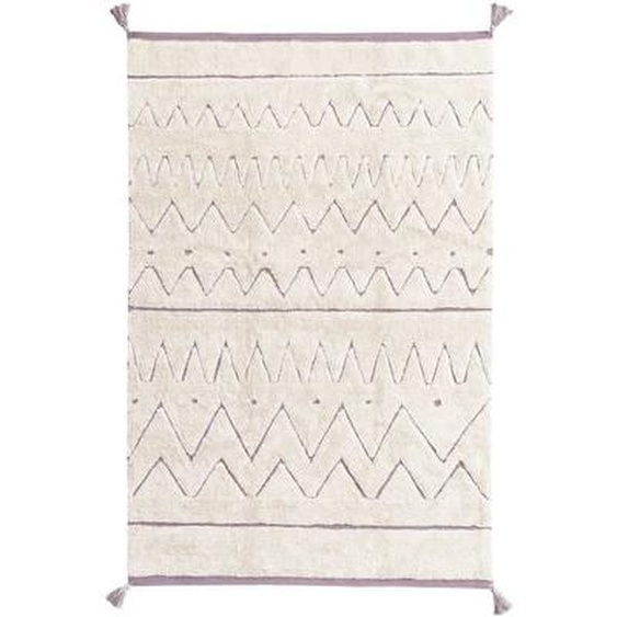 Tapis lavable en coton AztecaRugcycled