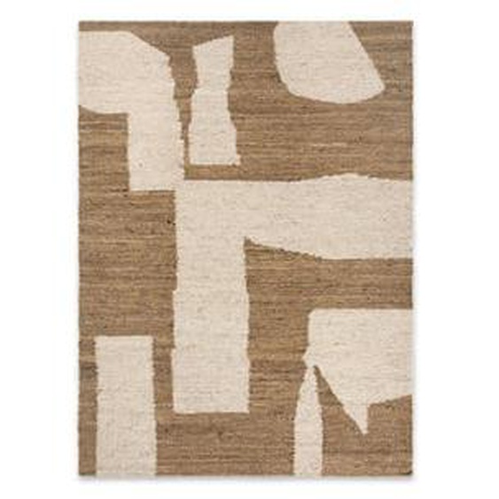 Tapis Piece - blanc/toffee - 140x200 cm