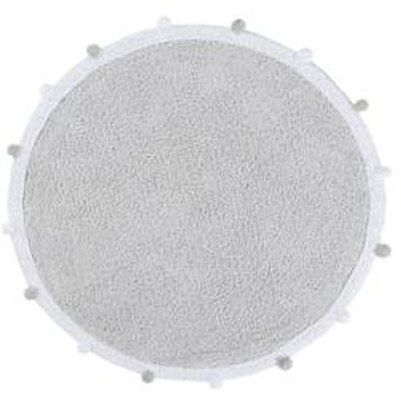 Tapis rond lavable en coton Bubbly