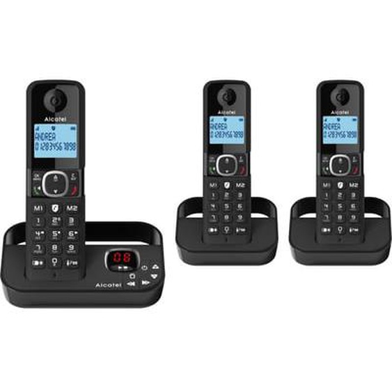 Téléphone sans fil F860 Voice Trio Noir