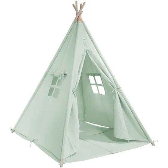 Tente Tipi Pour Enfants Sunny Alba En Vert - 120x120 Cm Vert