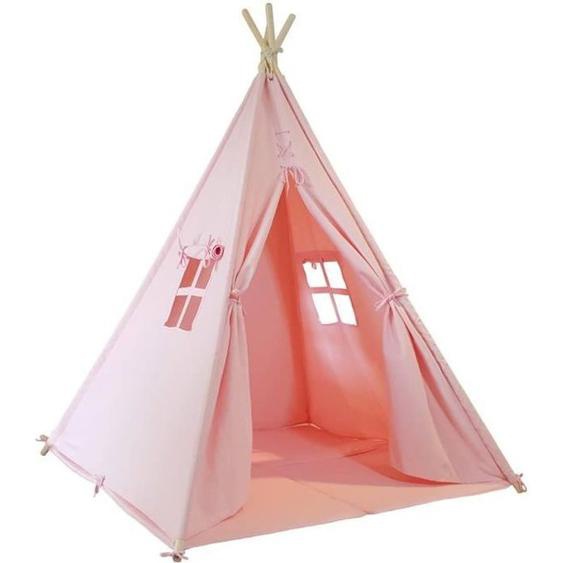 Tente Tipi Pour Enfants Sunny - Alba Rose - 120x120 Cm Rose