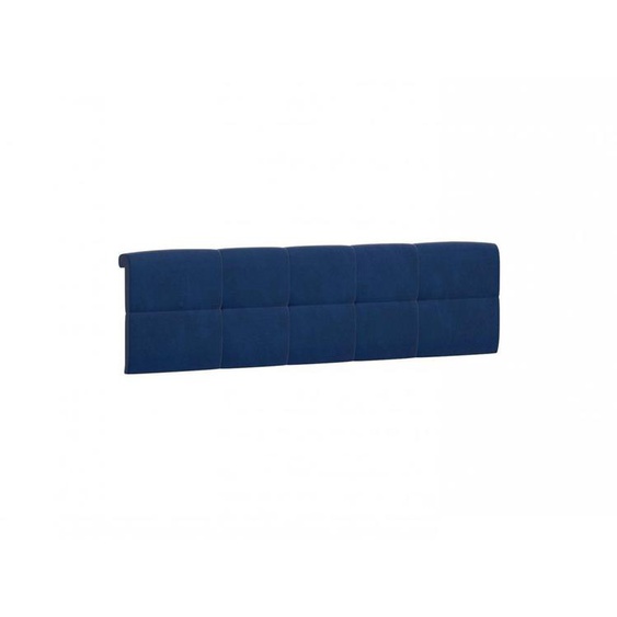 Tête de lit FRASER tissu bleu pour couchage140*200 cm