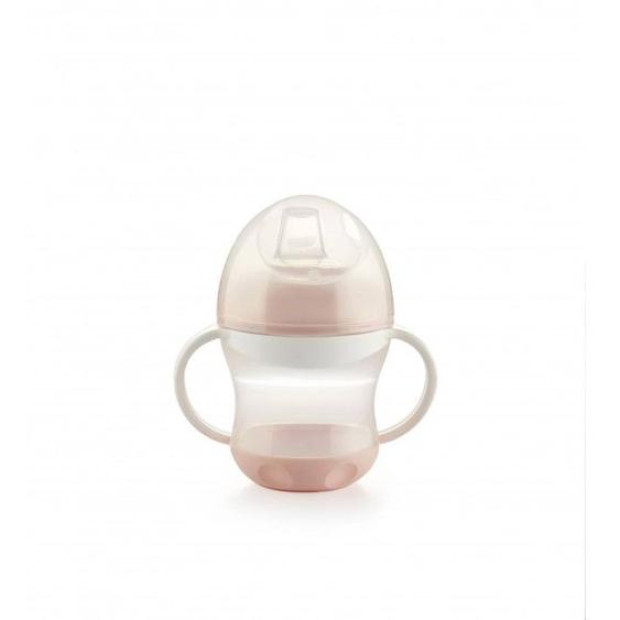 Thermobaby Tasse Anti-fuites + Couv - Rose Poudré Rose