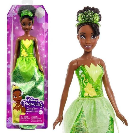 Tiana Poupée 29 Cm, Mattel Poupée Disney Princesses Habillage Et Accessoires Hlw04 Vert