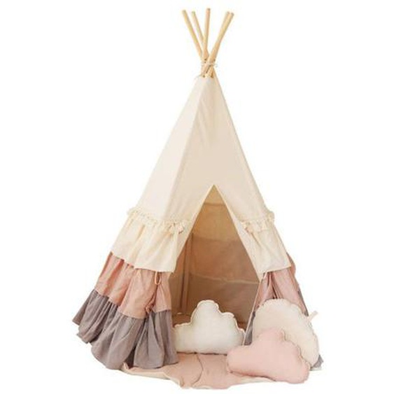 Tipi Avec Volants Enfant Moi Mili powder Frills - Powder Frills - Tu Blanc