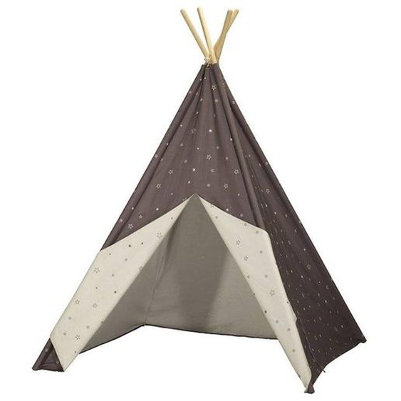 Tipi En Toile En Coton Gris - Sauthon - New Lazare - Mixte - 160x110x110 - Bébé Gris