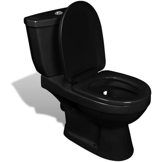 Toilette avec réservoir Noir