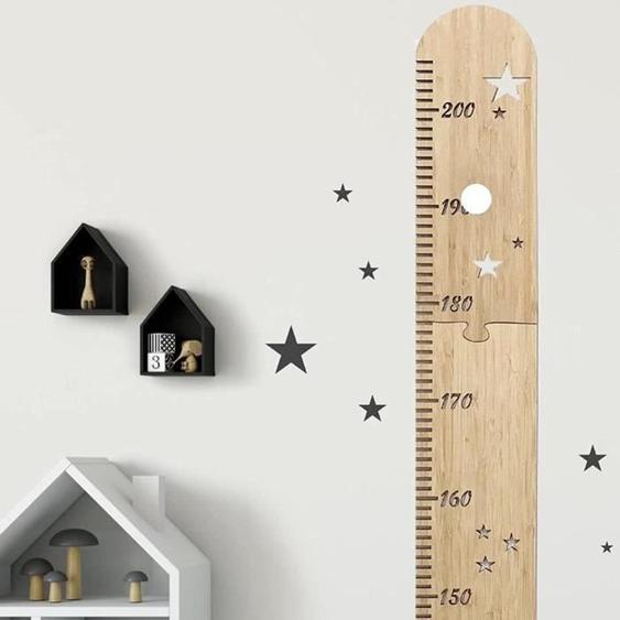 Toise Murale en Bois pour Enfants - Diagramme De Croissance