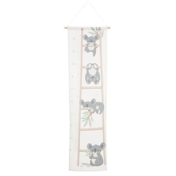 Toise pour Enfant Déco - Koala - 115cm - Blanc - Gris