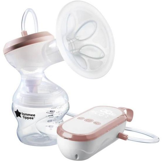 Tommee Tippee, Tire-lait Électrique Made For Me, Rechargeable Par Usb, Silencieux Et Transportable, Biberon Inclus Blanc